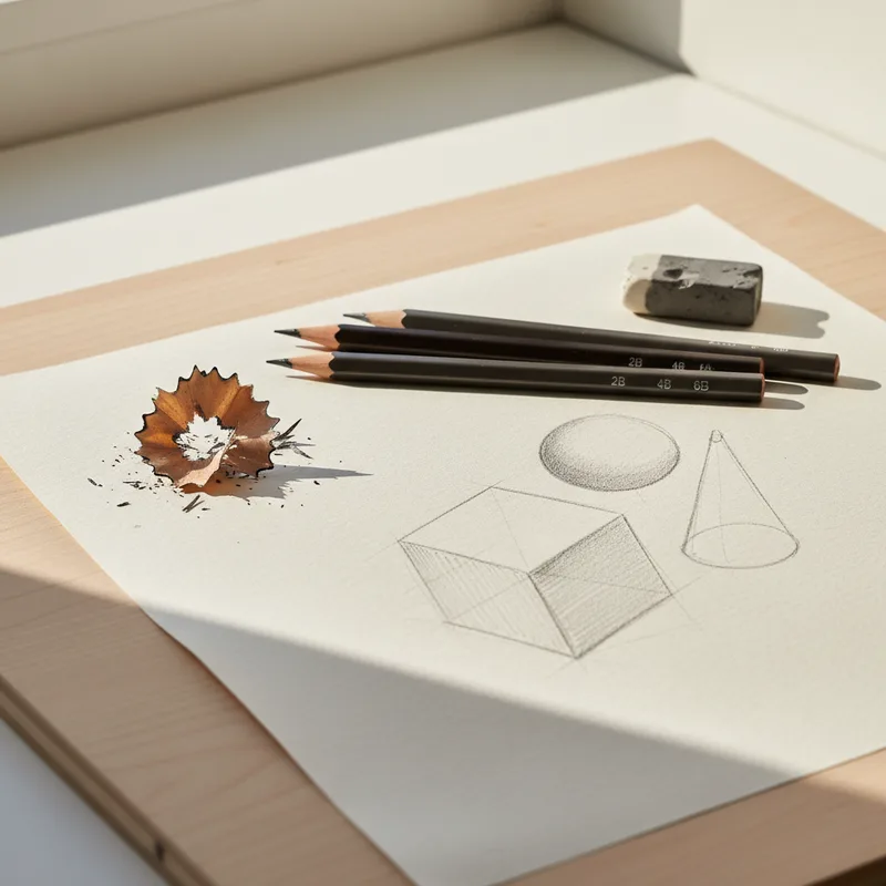 Apprendre le dessin au crayon : bases, techniques et progression