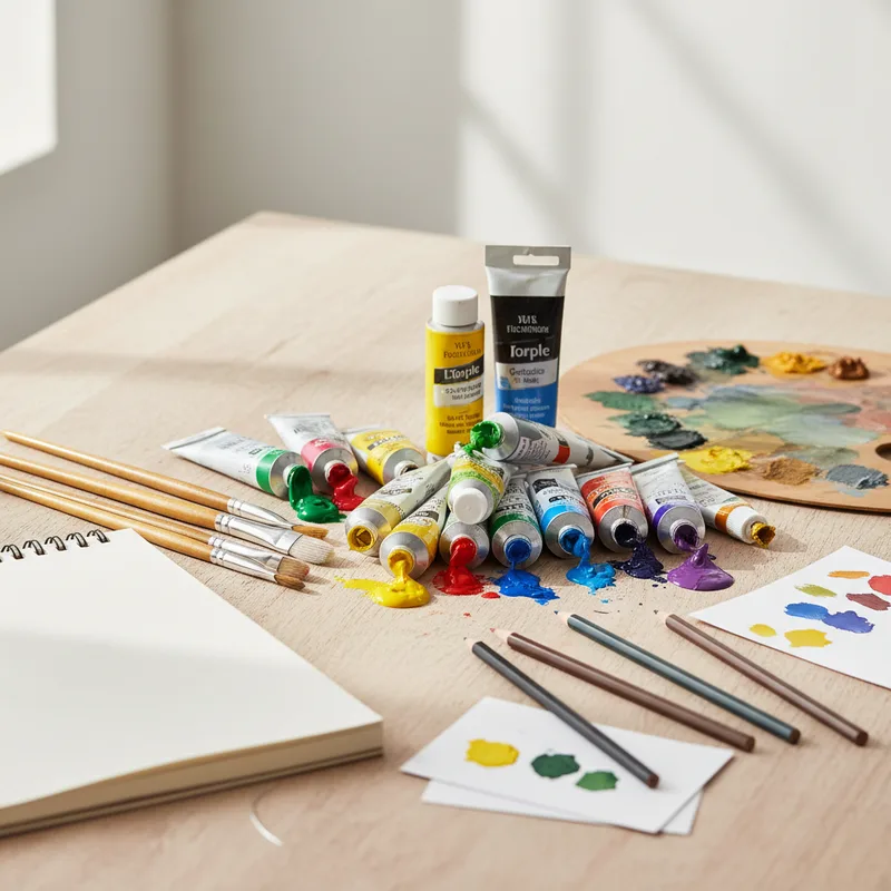 Fournitures art plastique : guide complet du matériel artistique